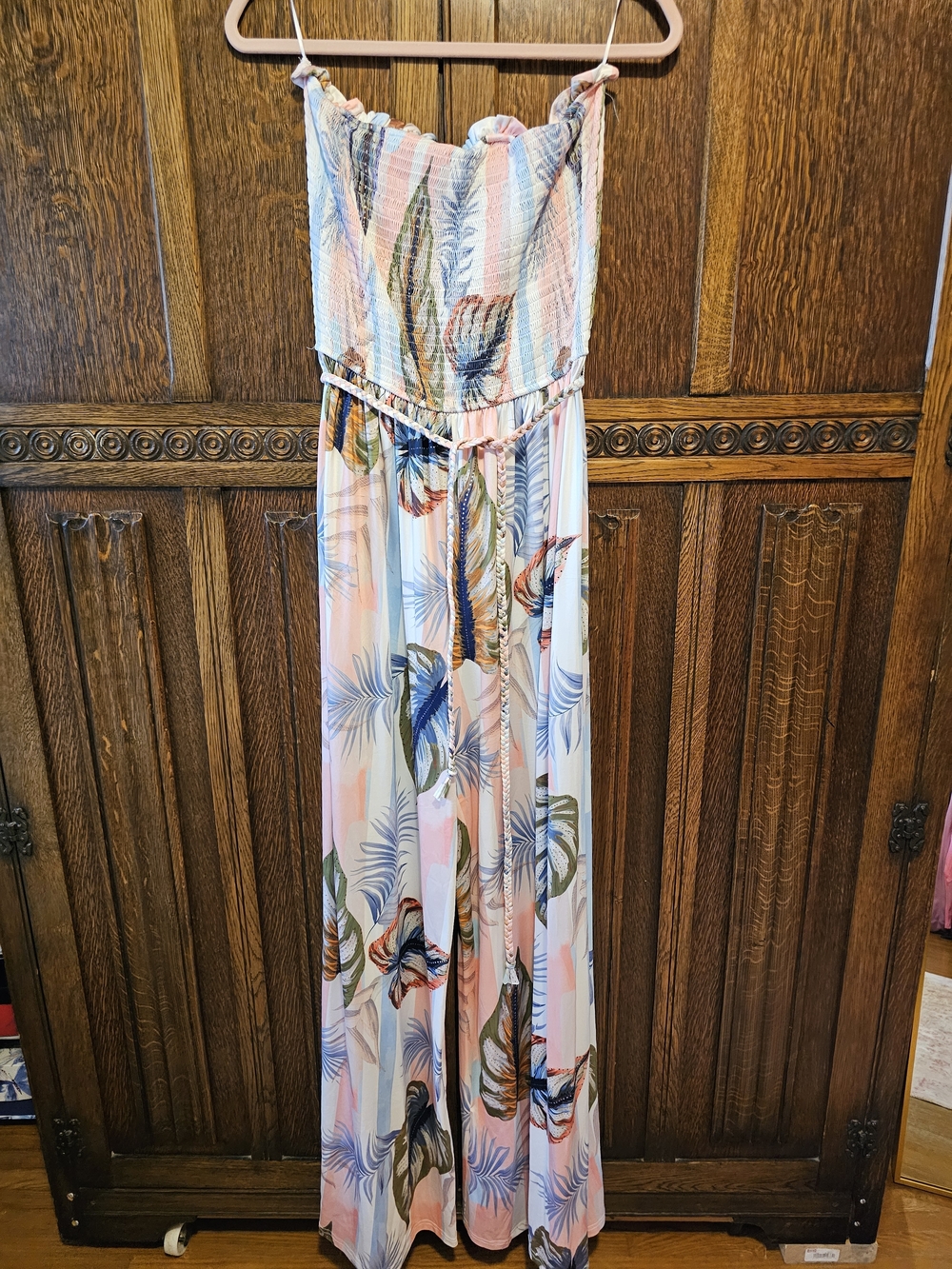 NWT Miss Avenue Strapless Jumpsuit XL